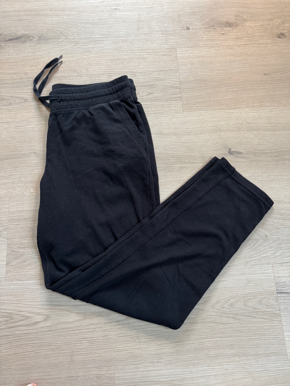 Champion Black Sweatpants with Drawstring Waist